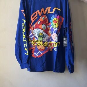 +44 + TAKASHI MURAKAMI PSYCHEDELIC RACE LONG SLEEVE TEE